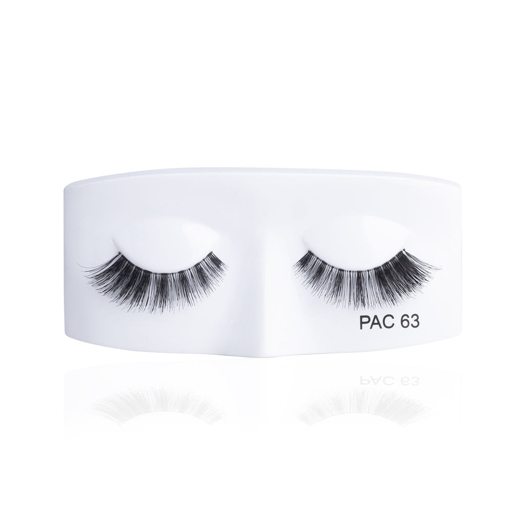 PAC Tapered Lash 63 - Handmade Natural Looking, Reusable up to 12x, Seamlessly Blends with Lashes
