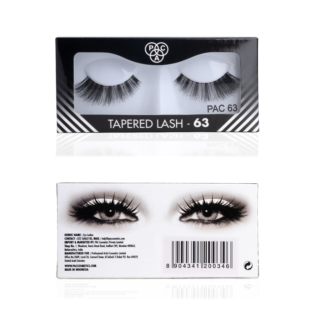 PAC Studio Tapered Lash 63 - Handmade Natural Looking, Reusable up to 12x, Seamlessly Blends with Lashes - Distacart