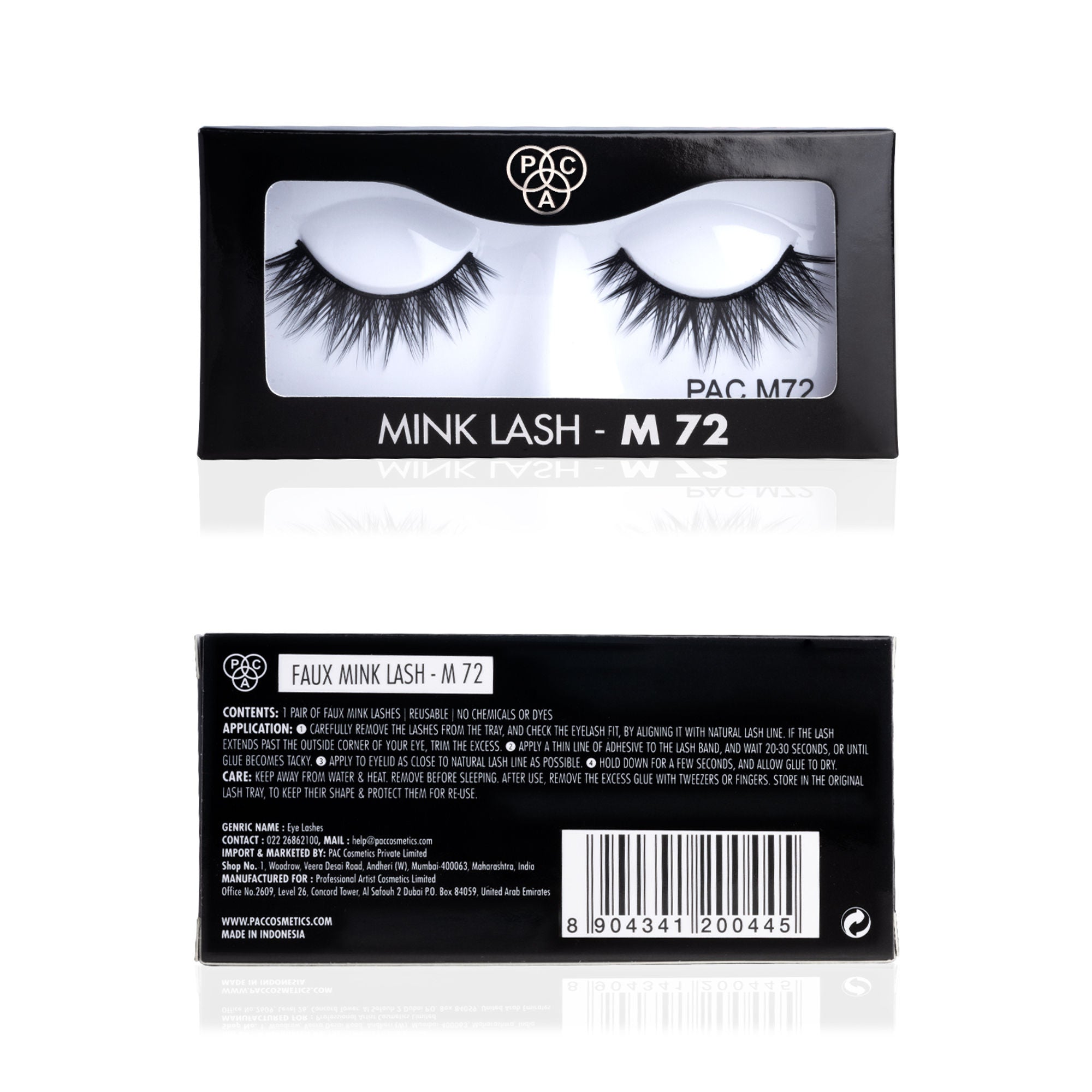 PAC Studio Faux Mink Lash - M72 - Distacart