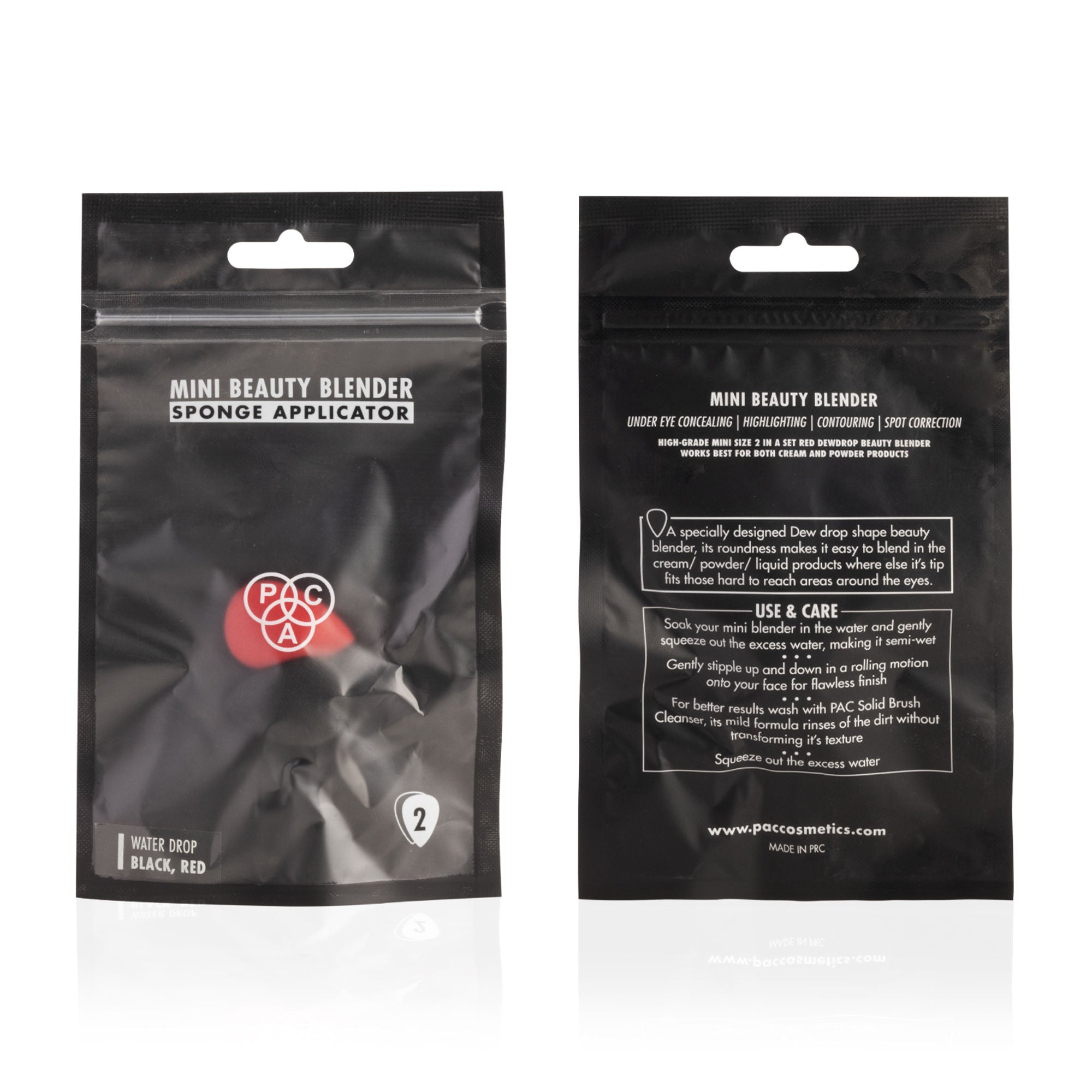 PAC Studio Mini Blender - Miracle (2 Pcs) (Red + Black) - Distacart