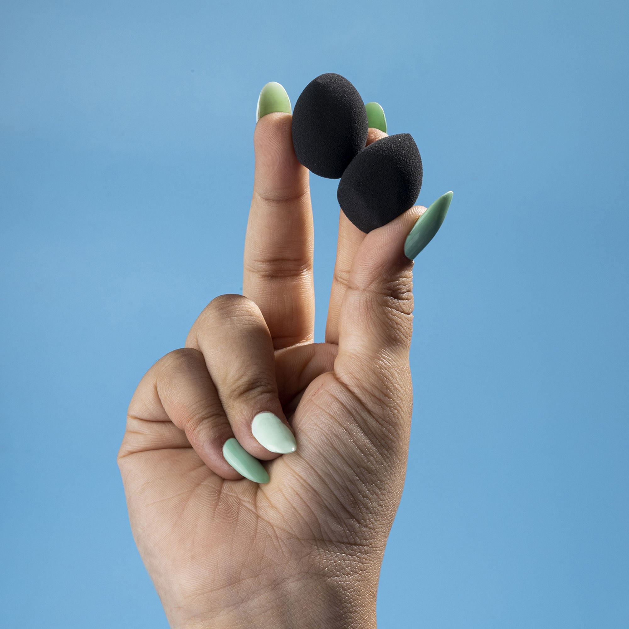 PAC Studio Mini Sponge Set Water Drop Olive Cut - Black - Distacart