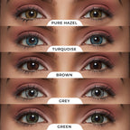 PAC Studio IRIS Premium Contact Lenses Mix - Comfortable Natural Looking, 1 Day Wear, Non-Irritating