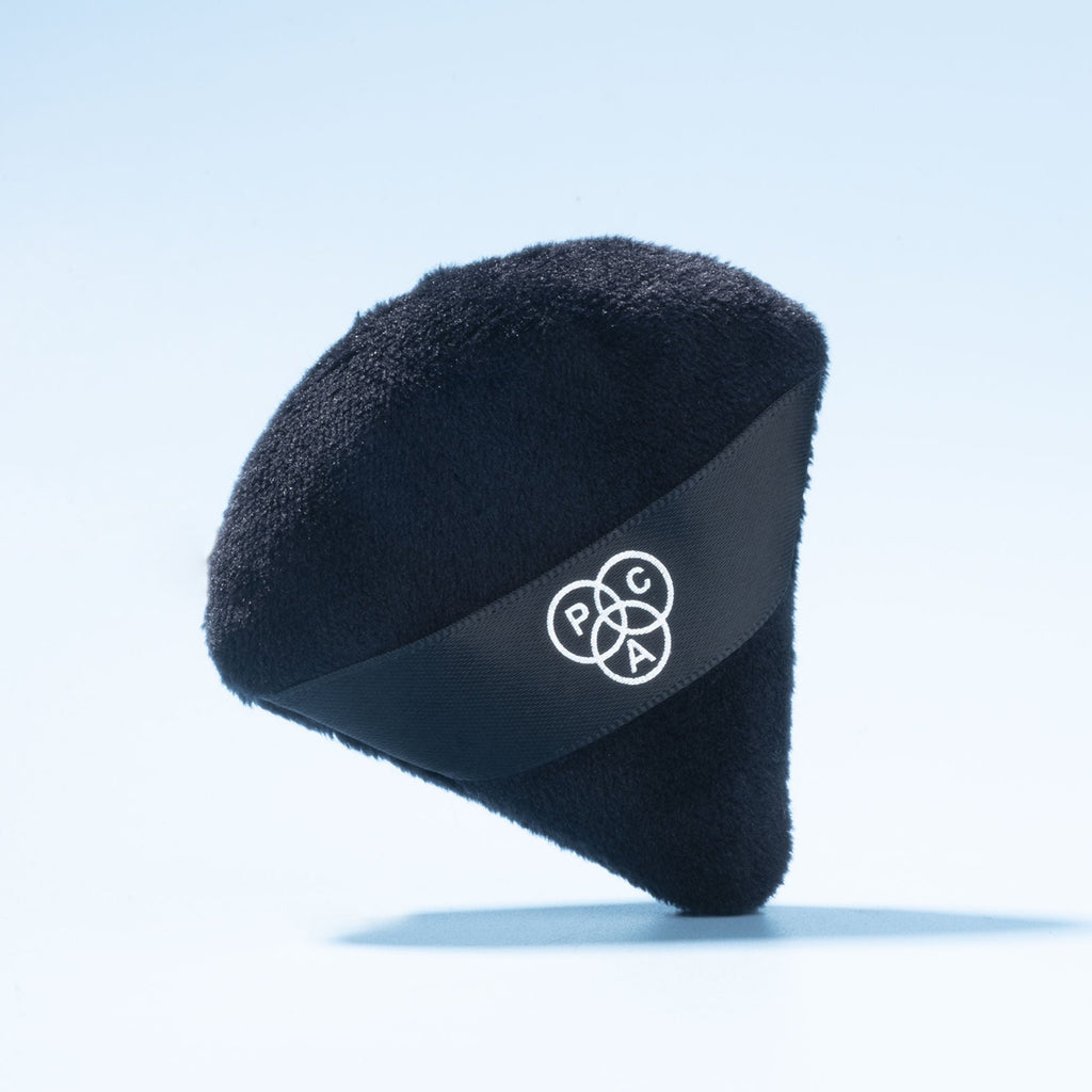 PAC Studio Pizza Puff Black - Small Size 99% Soft Natural Cotton, Less Product Wastage,Ideal for Under Eyes
