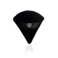 PAC Studio Pocket Puff Black - Medium Size, 99% Soft Natural Cotton, Less Product Wastage, Even Application