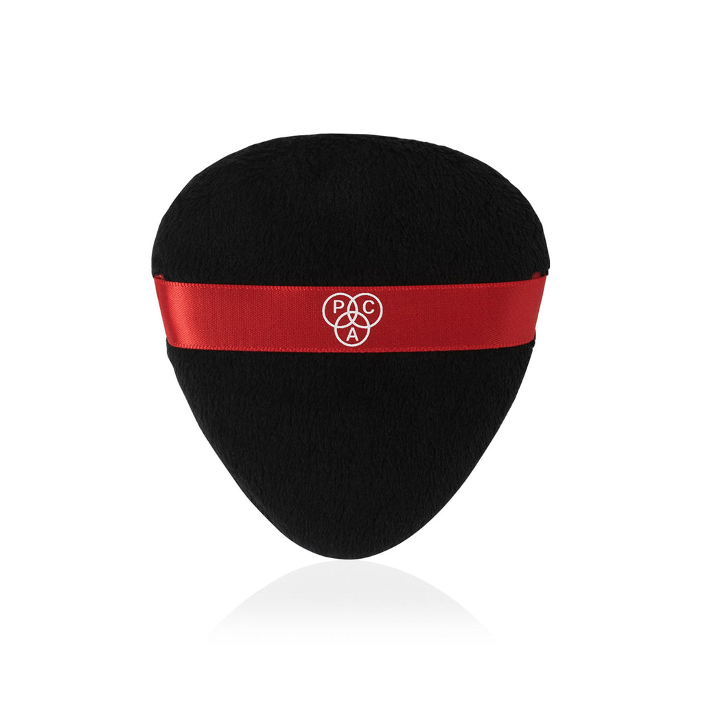 PAC Studio Power Puff Black - Large Size, 99% Soft Micro Fibre, Comes with a Pouch, Less Product Wastage