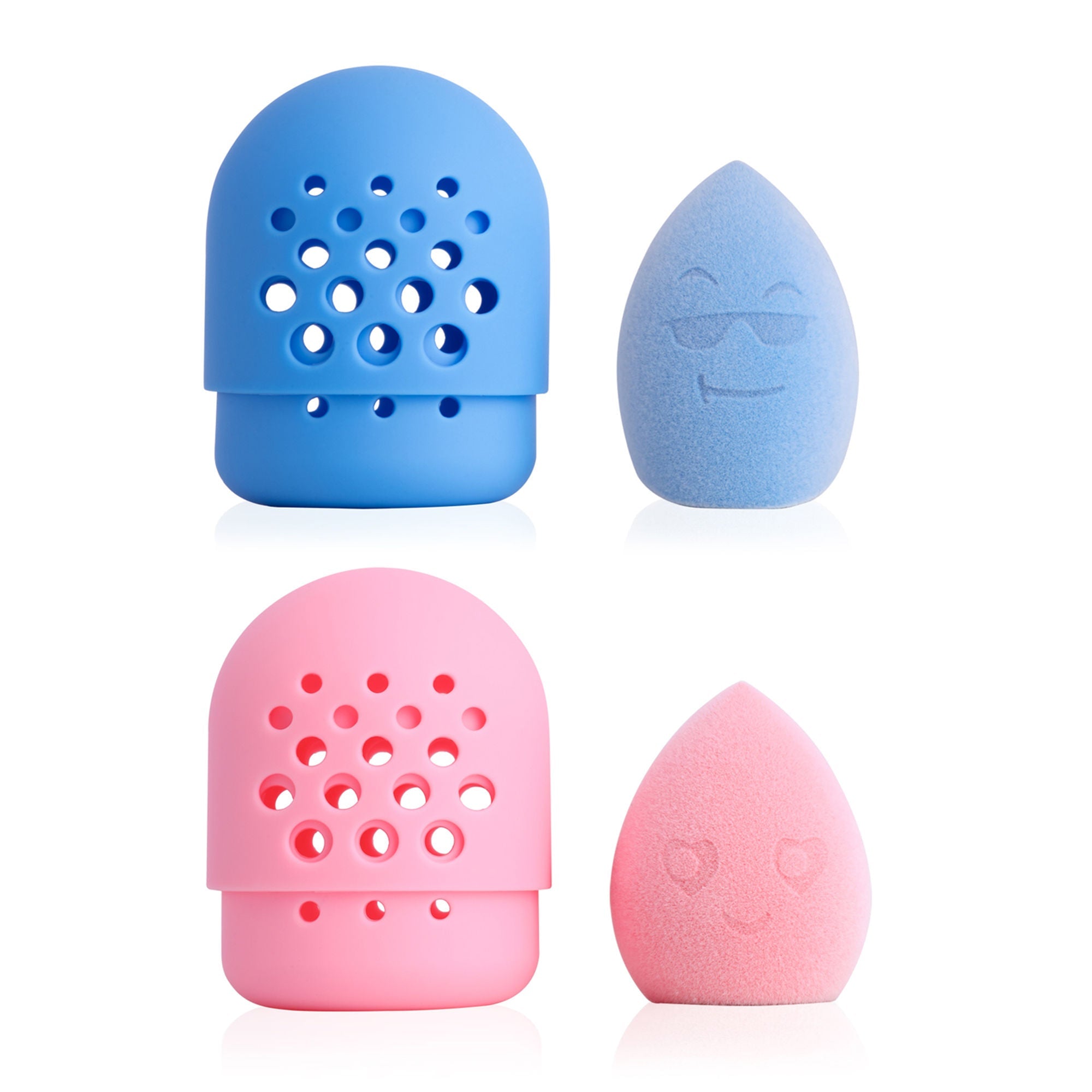 PAC Studio Mr & Mrs Bounce Microfiber Velvet Makeup Sponges