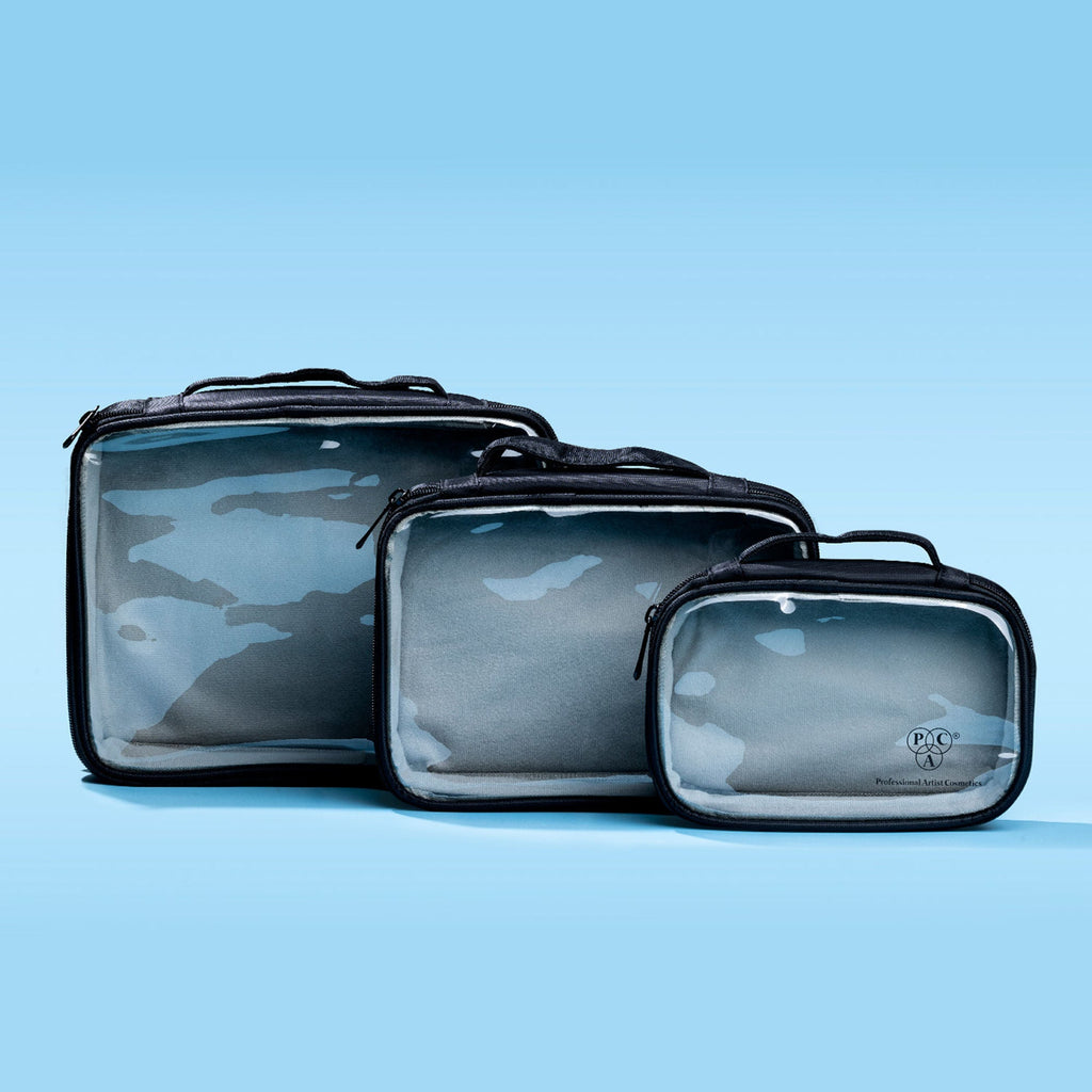 PAC Studio My Clear Makeup Pouch (set Of 3)