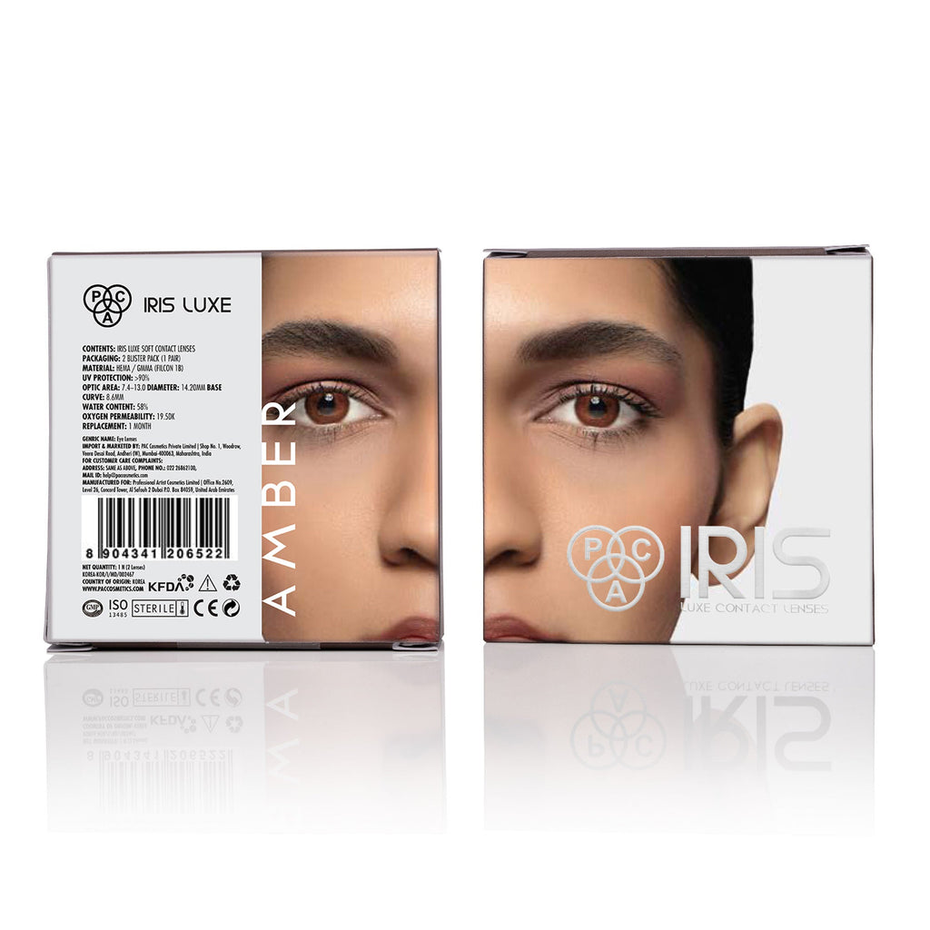 PAC Studio IRIS LUXE One Month Lenses - Amber