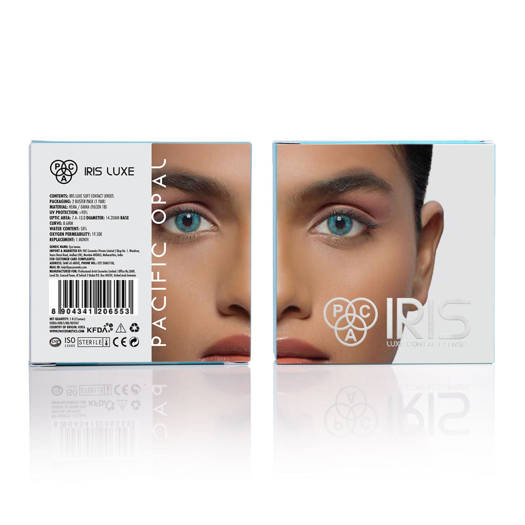 PAC Studio IRIS LUXE One Month Lenses - Pacific Opal