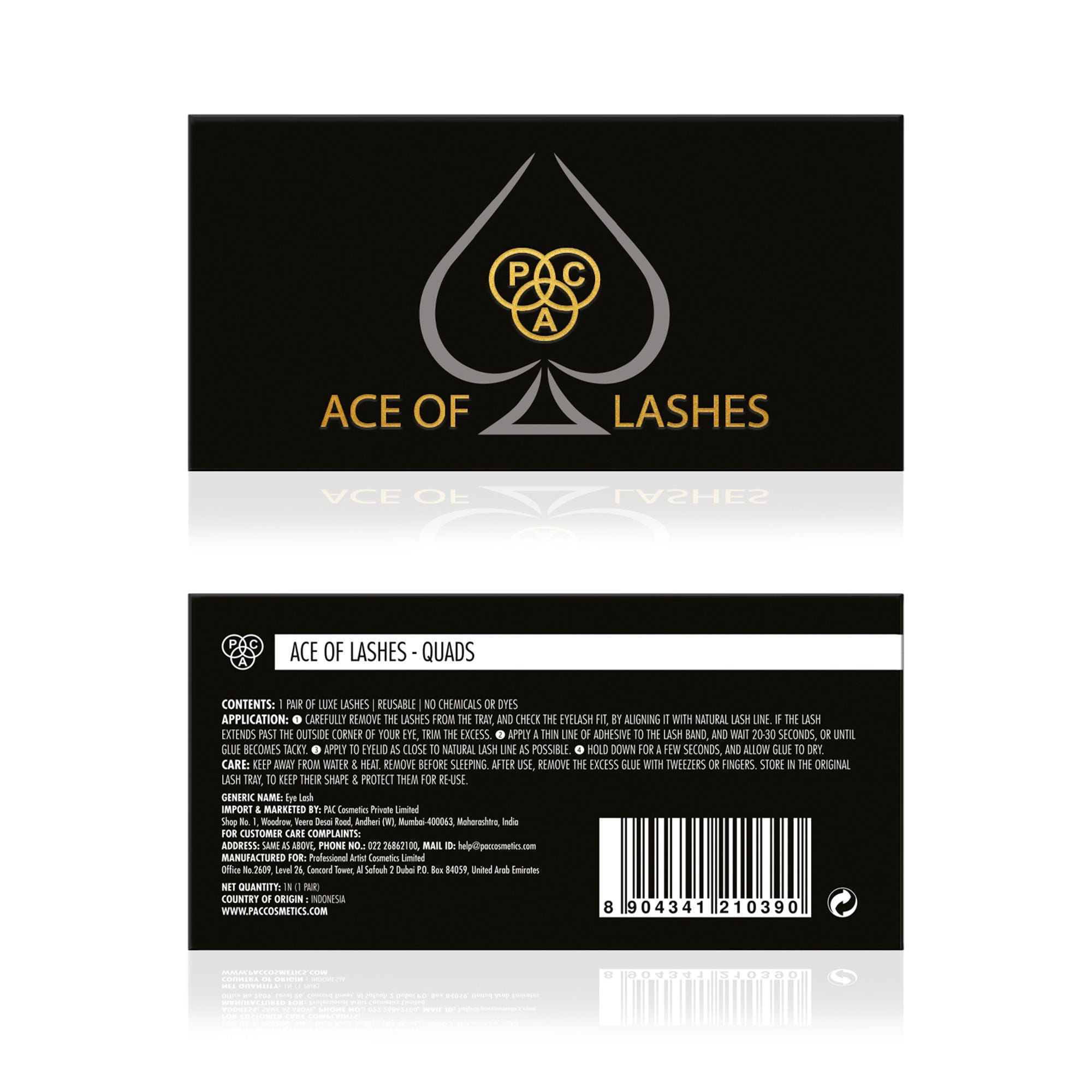 PAC Studio Ace Of Lashes - Quads