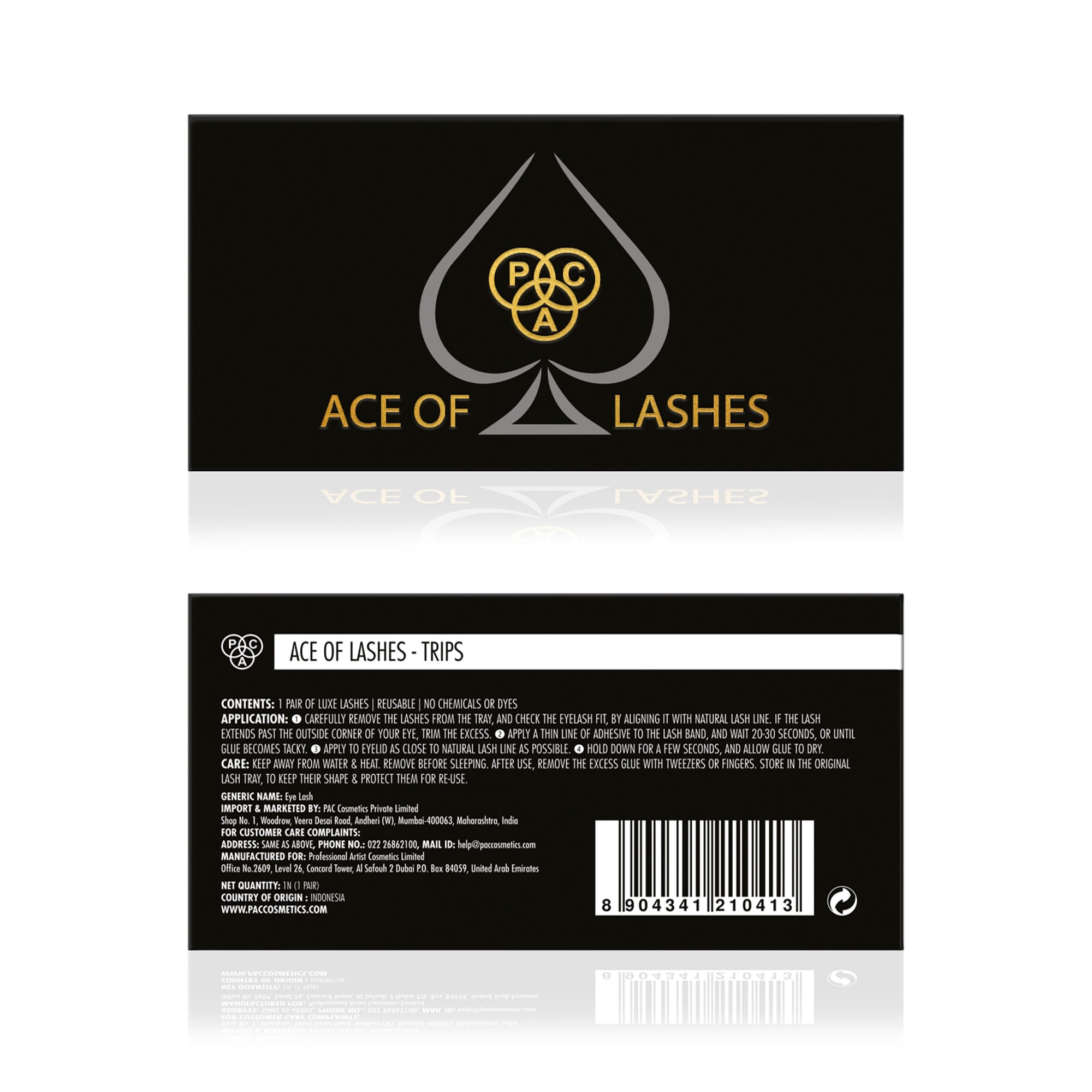 PAC Studio Ace Of Lashes - Trips - Distacart