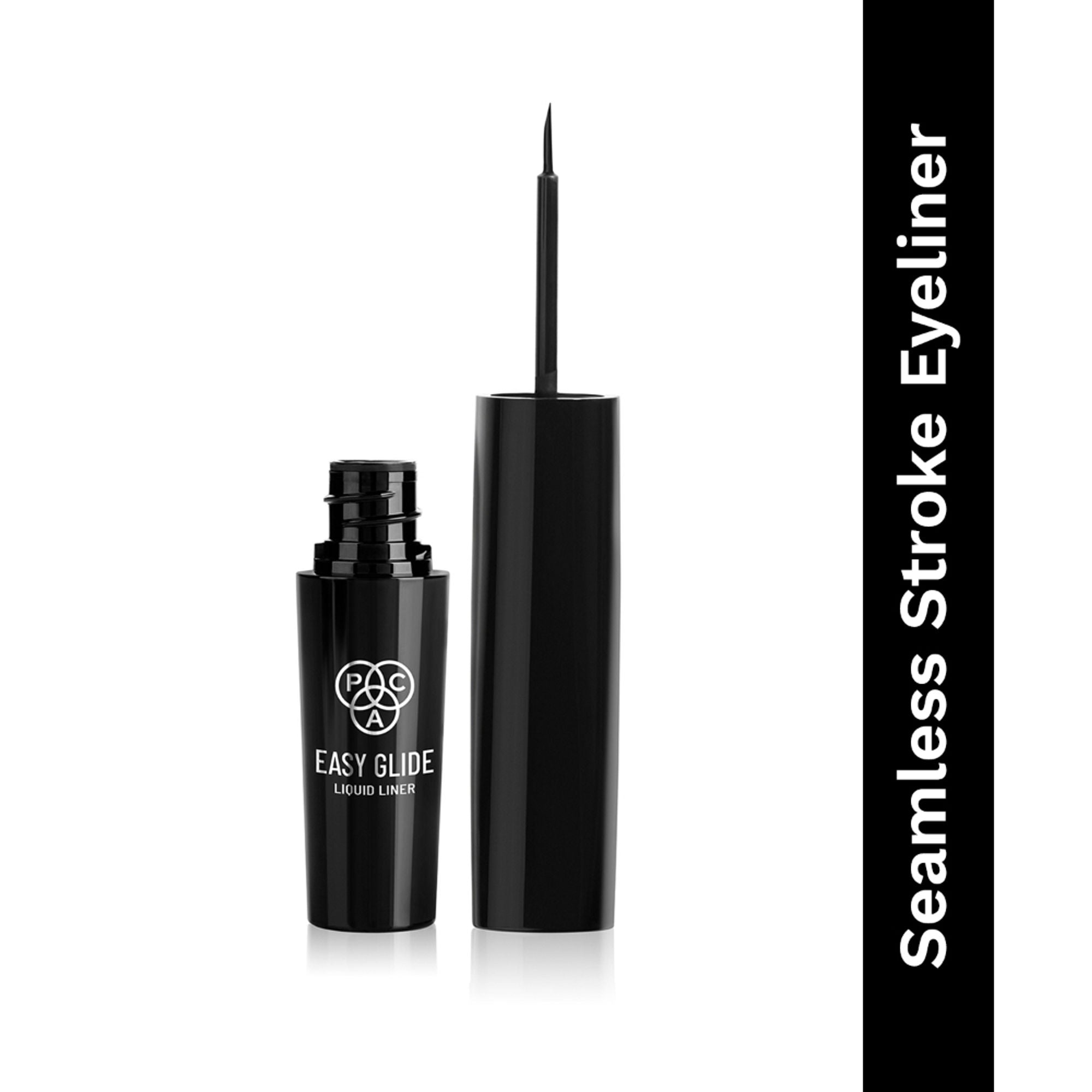 PAC Studio Easy Glide Liquid Liner - 24H Waterproof & Smudgeproof, Intense Matte Finish, Quick Dry Formula
