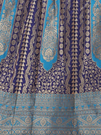 Lorenvalley Fashion Blue Ready to Wear Lehenga & Unstitched Blouse With Dupatta