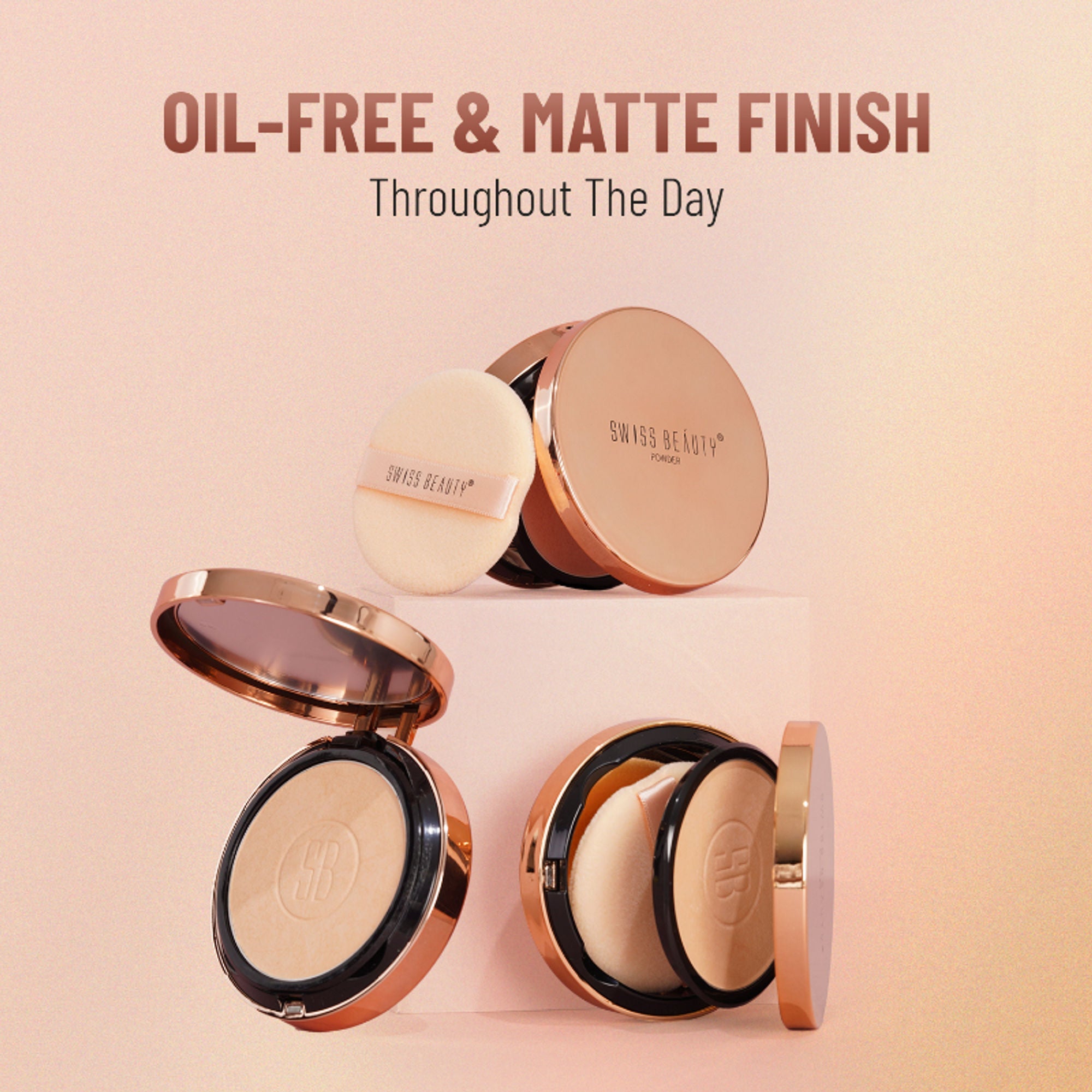 Swiss Beauty Silky & Smooth Oil Control Powder - 1 Nude Begie - Distacart