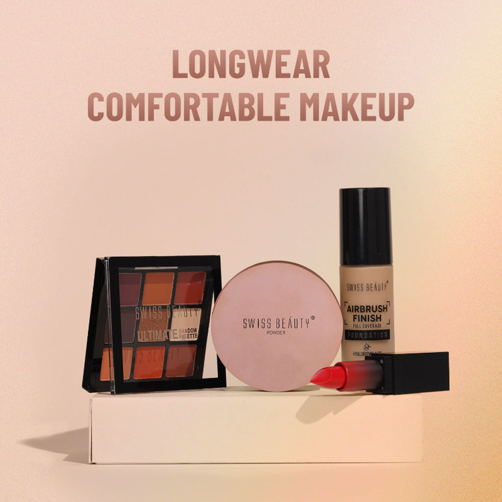 Swiss Beauty Silky & Smooth Oil Control Powder - 4 Natural Beige - Distacart