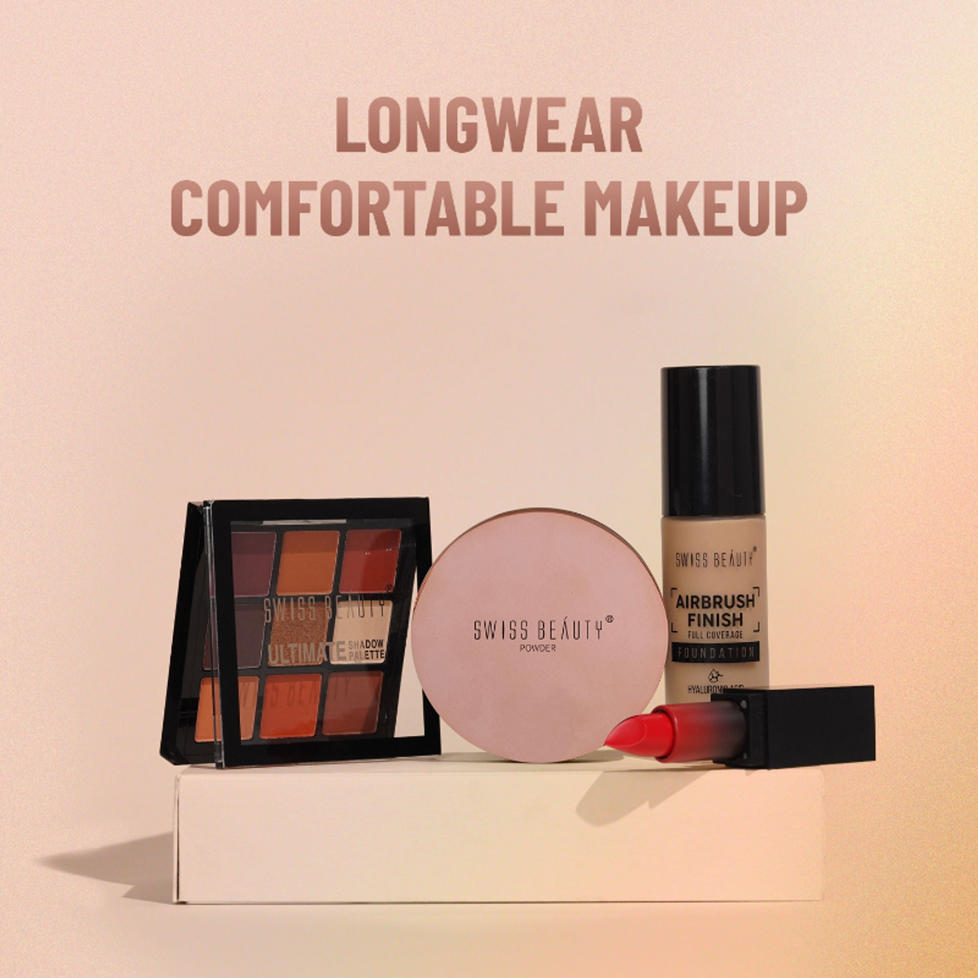 Swiss Beauty Silky & Smooth Oil Control Powder - 4 Natural Beige - Distacart