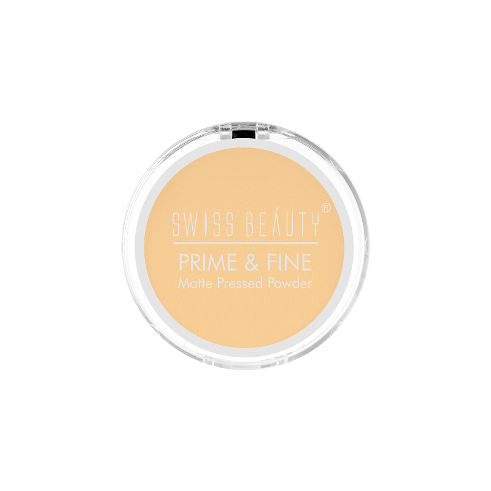 Swiss Beauty Prime & Fine Matte Pressed Powder - 4 Natural Beige - Distacart