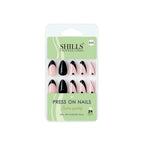 shills professional reusable press on nails almond spn690
