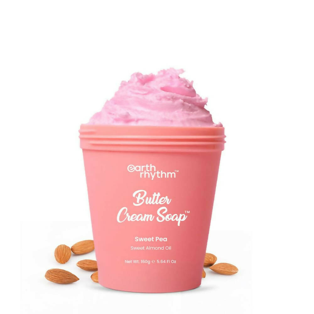 Earth Rhythm Butter Cream Shower Mousse Soap - Sweet Pea