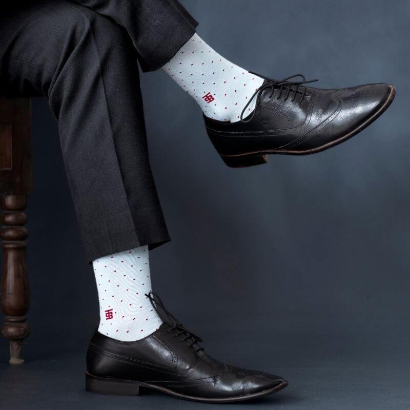 Socksoho Luxury Men Socks Oxford Giftbox