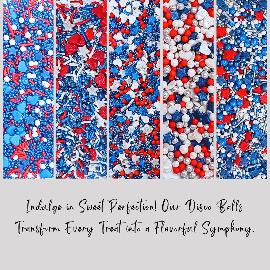 confect edible patriotic sprinkles edible sprinkles for cake cupcake decorations heros triumph sprinkle pack of 5 j4 05