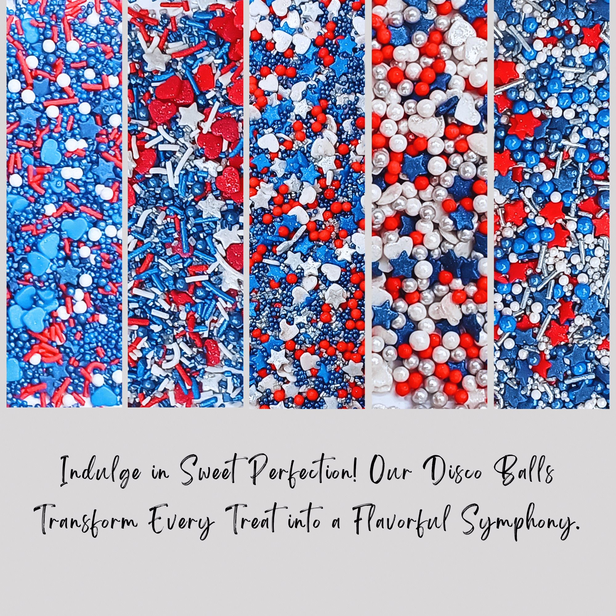 confect edible patriotic sprinkles edible sprinkles for cake cupcake decorations heros triumph sprinkle pack of 5 j4 05