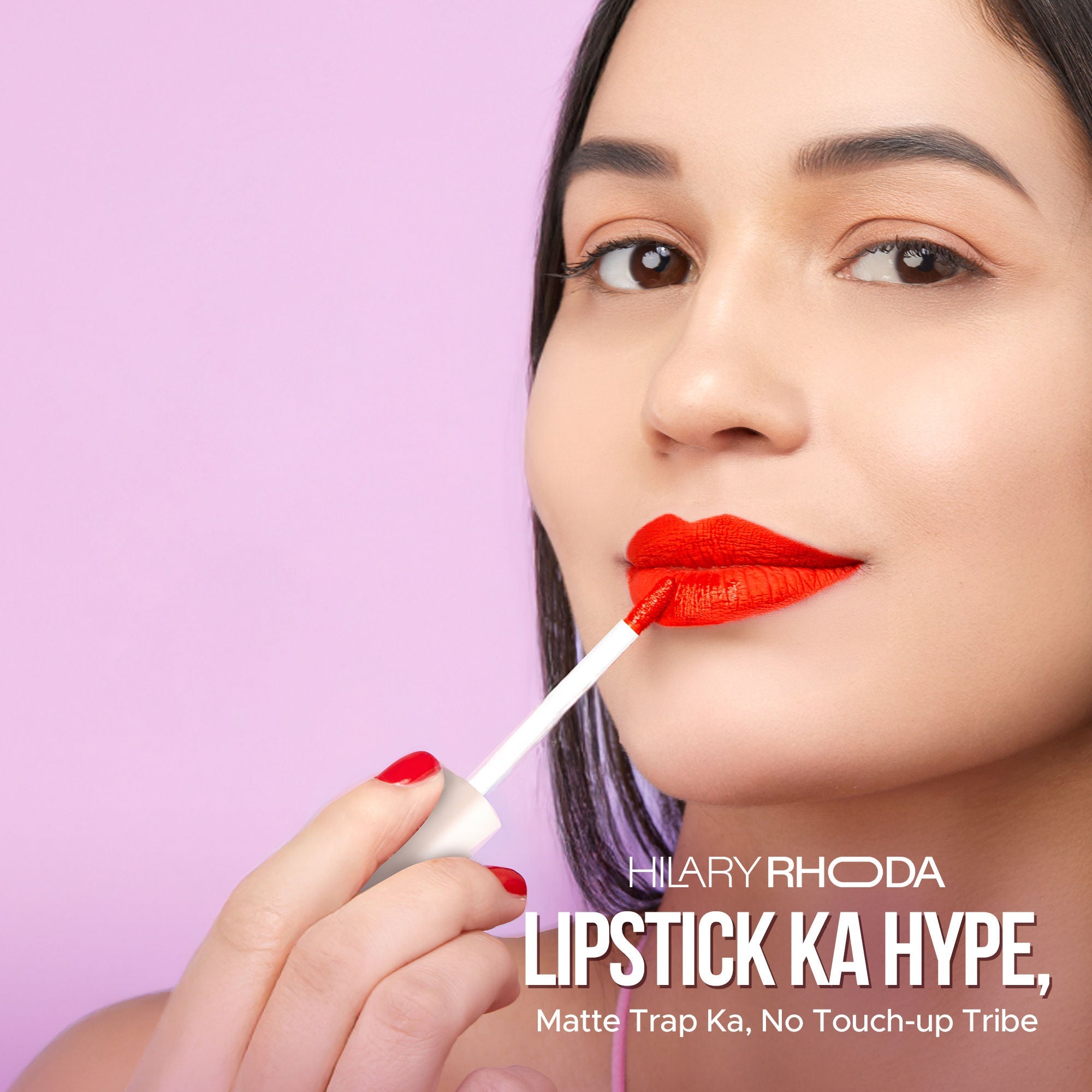 Hilary Rhoda Matte Trap Liquid Lipstick - Liberal Red 20 - Distacart