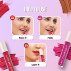 Hilary Rhoda Matte Trap Liquid Lipstick - Liberal Red 20 - Distacart