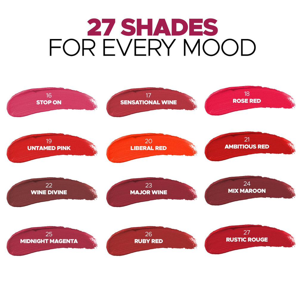 Hilary Rhoda Matte Trap Liquid Lipstick - Liberal Red 20 - Distacart