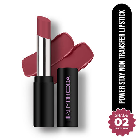 Hilary Rhoda Power Stay Non Transfer Lipstick - Nude Pink 02