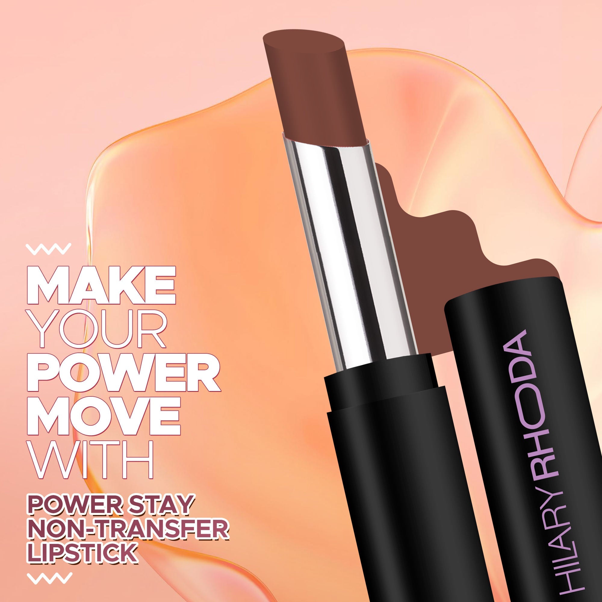 Hilary Rhoda Power Stay Non Transfer Lipstick - Nude Dream 04 - Distacart