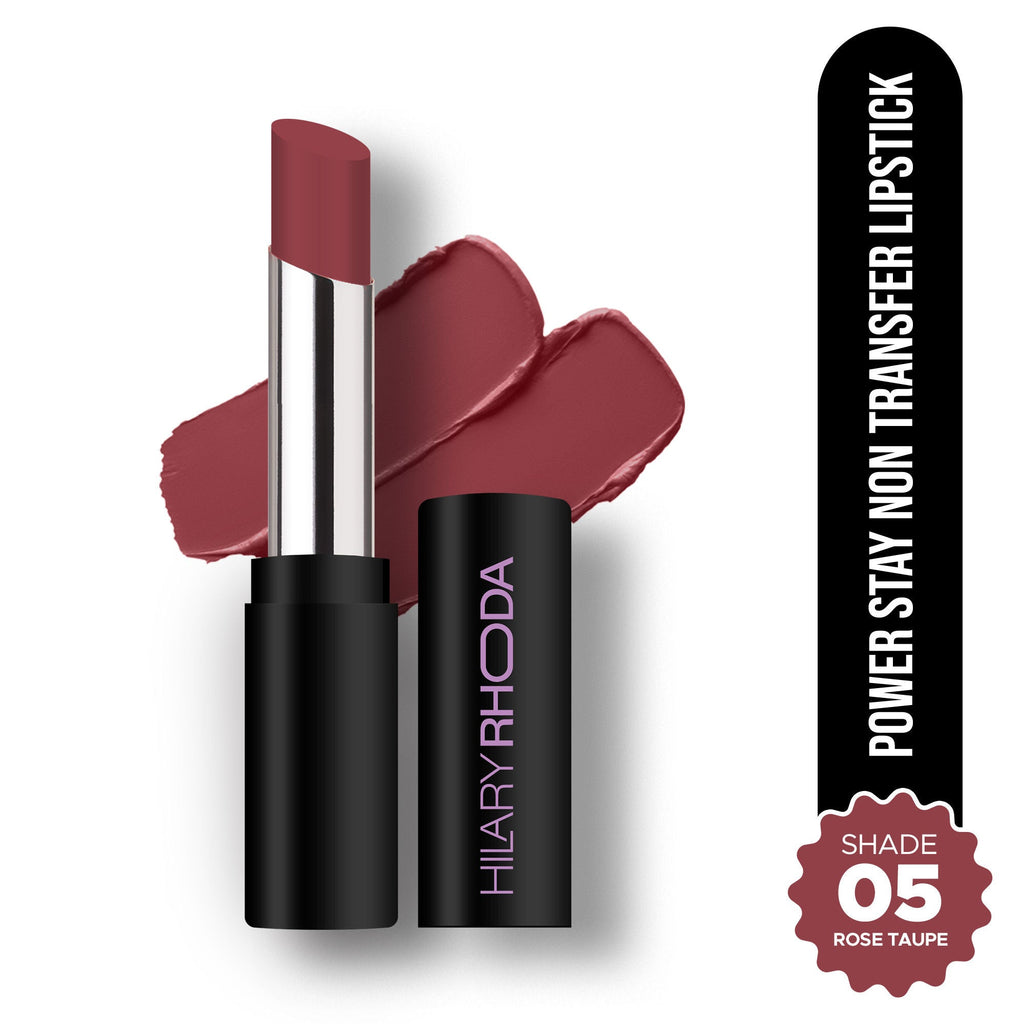 Hilary Rhoda Power Stay Non Transfer Lipstick - Rose Taupe 05