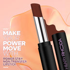 Hilary Rhoda Power Stay Non Transfer Lipstick - Hazelnut 08 - Distacart