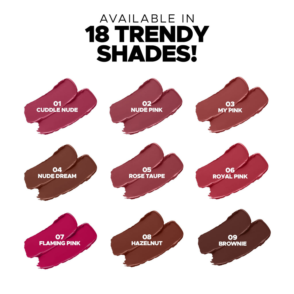 Hilary Rhoda Power Stay Non Transfer Lipstick - Orange Candy 10 - Distacart