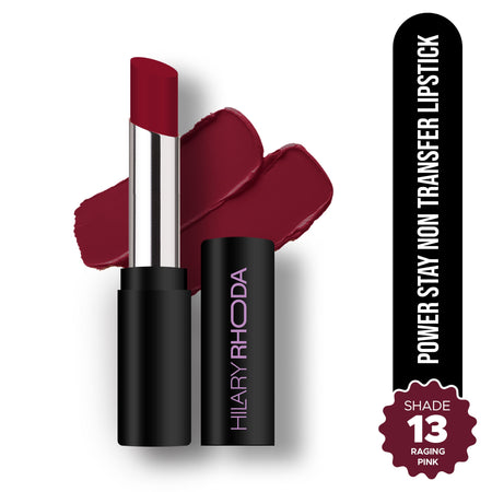 Hilary Rhoda Power Stay Non Transfer Lipstick - Raging Pink 13