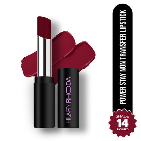 Hilary Rhoda Power Stay Non Transfer Lipstick - Rich Red 14