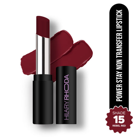 Hilary Rhoda Power Stay Non Transfer Lipstick - Rebel Red 15
