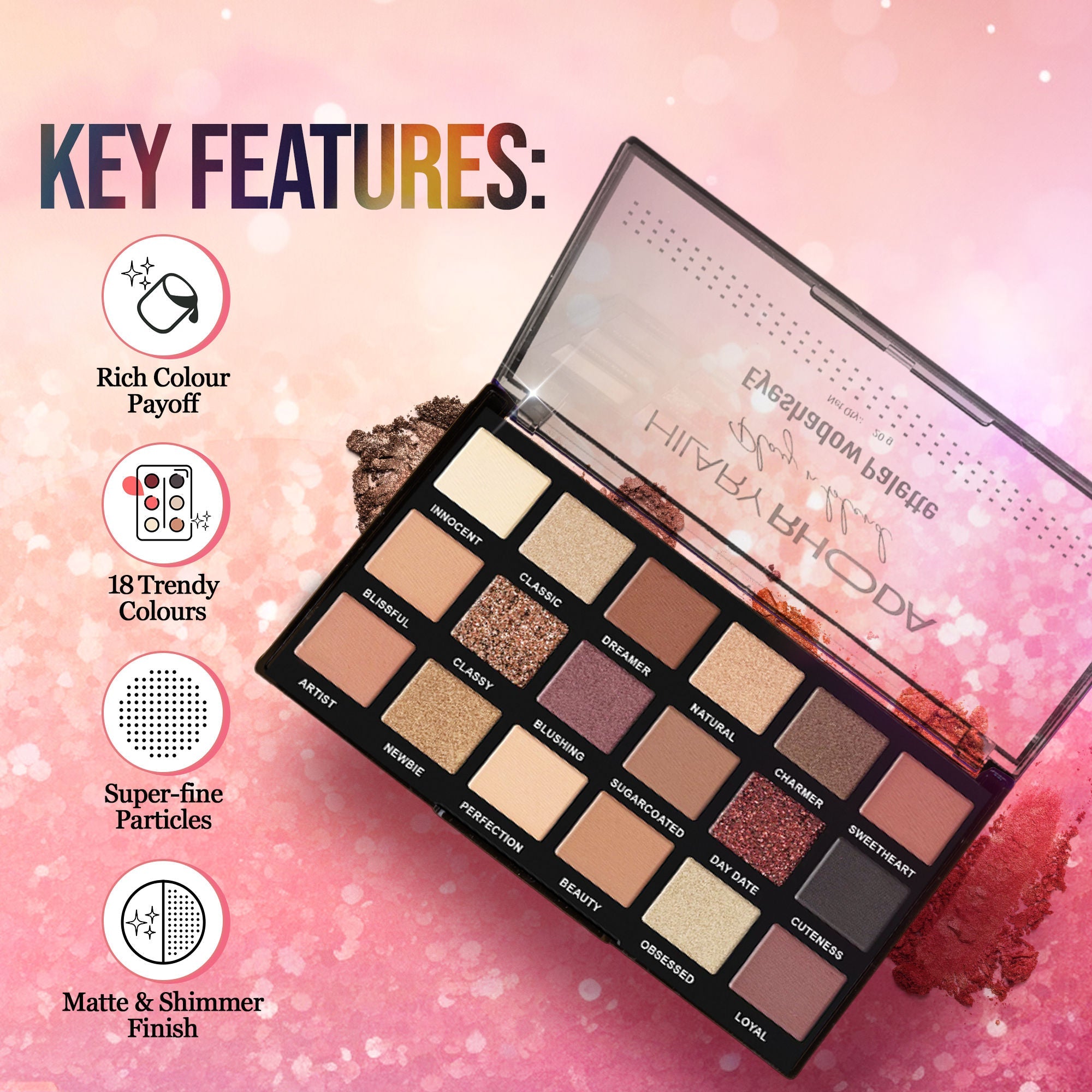 Hilary Rhoda Play N Blend Eyeshadow Palette - Day Dreamer 01 - Distacart