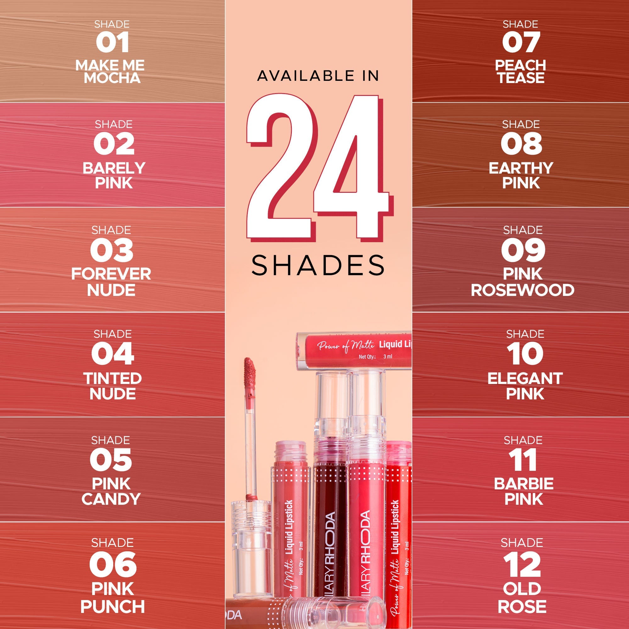 Hilary Rhoda Power Of Matte Liquid Lipstick - Ruby Red 20 - Distacart