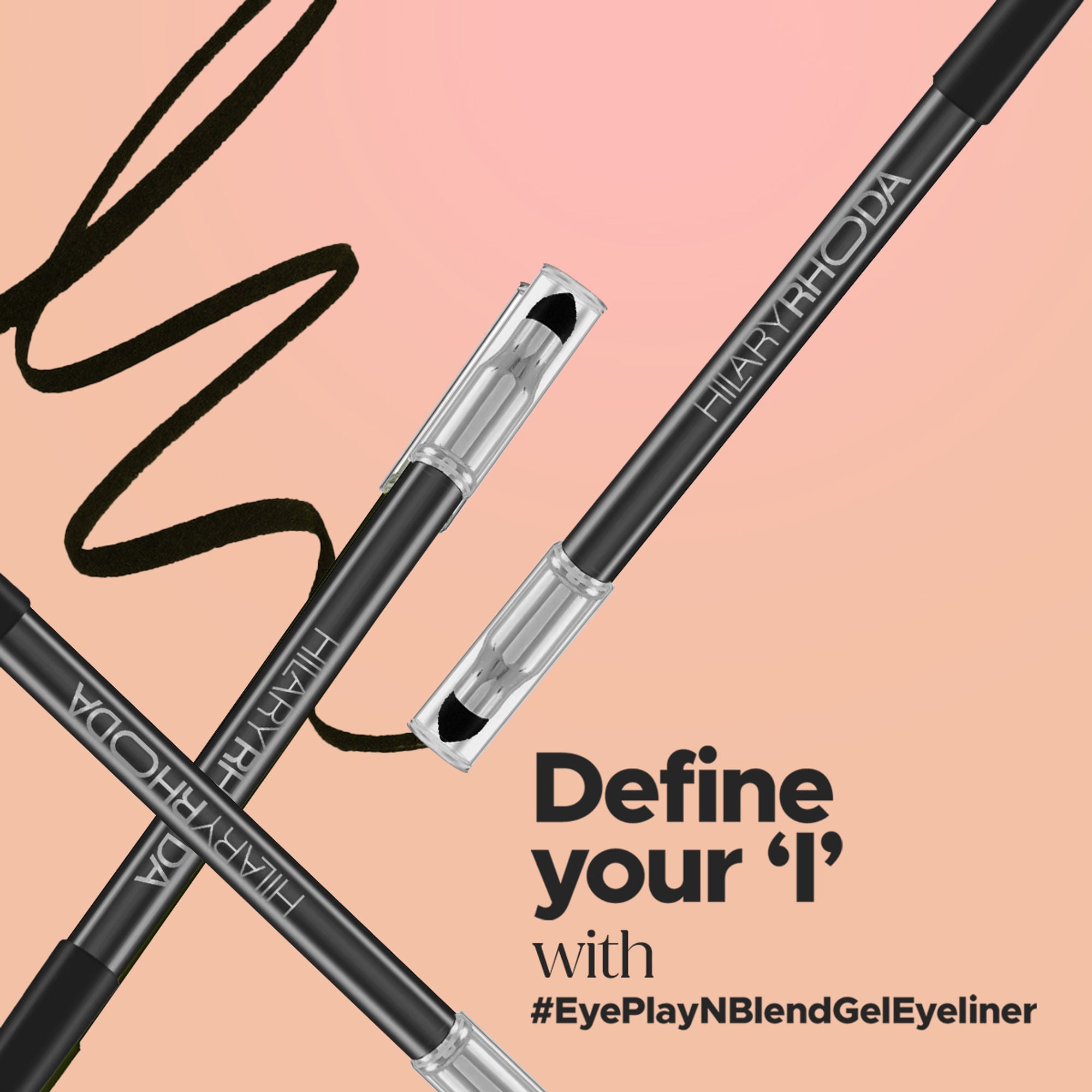 Hilary Rhoda Play N Blend Gel Eyeliner - Black 03