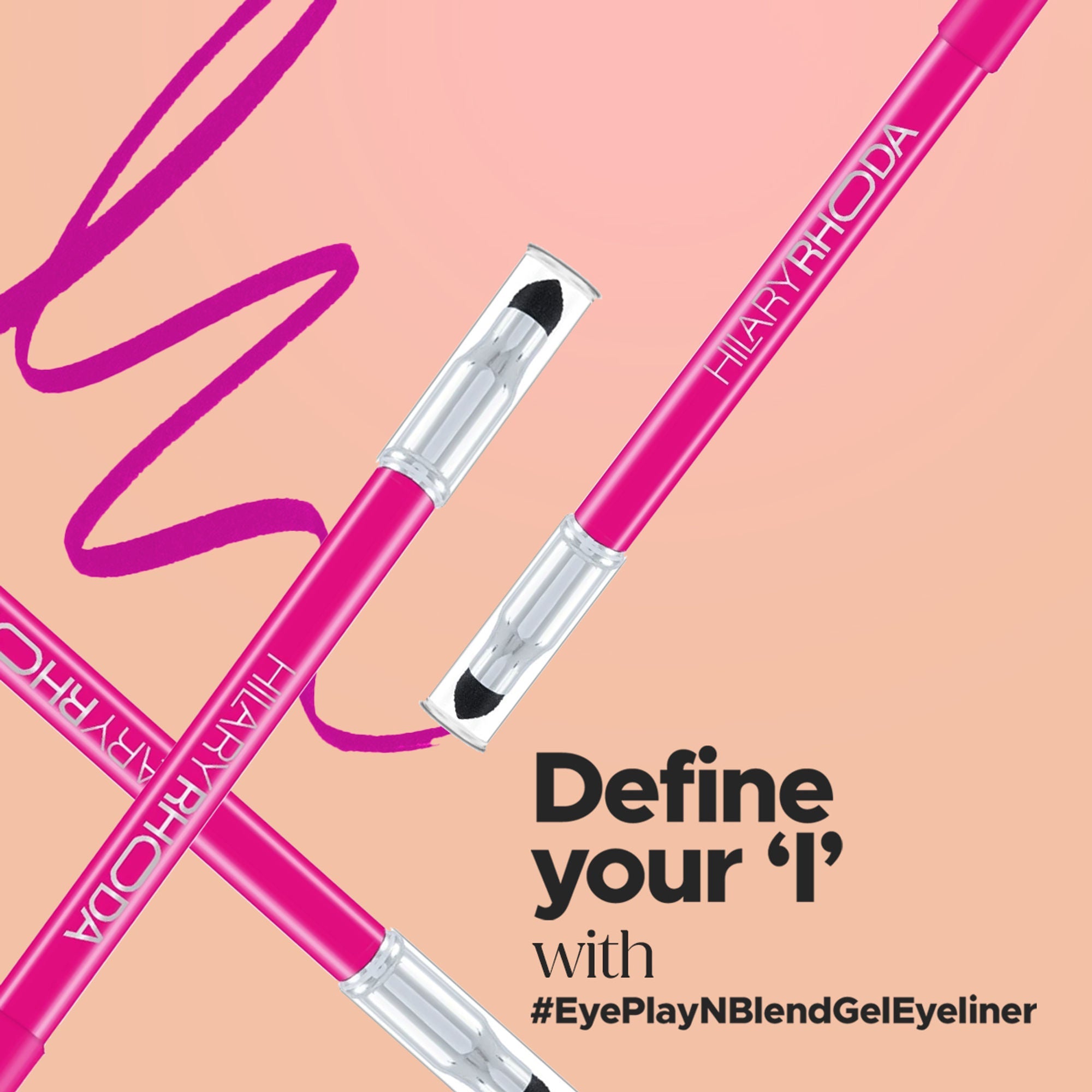 Hilary Rhoda Play N Blend Gel Eyeliner - Romantic Pink 07 - Distacart