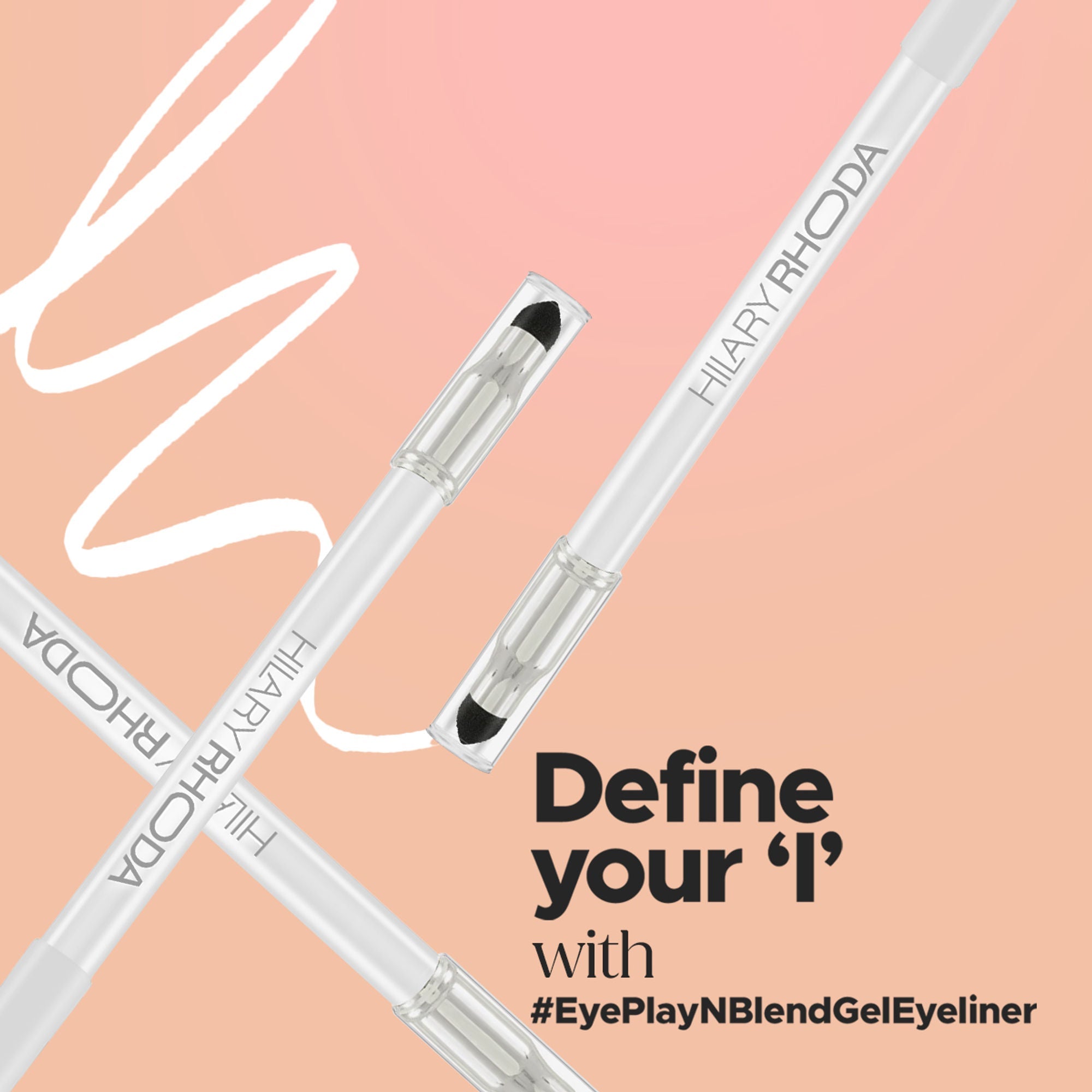 Hilary Rhoda Play N Blend Gel Eyeliner - Pure White 08 - Distacart