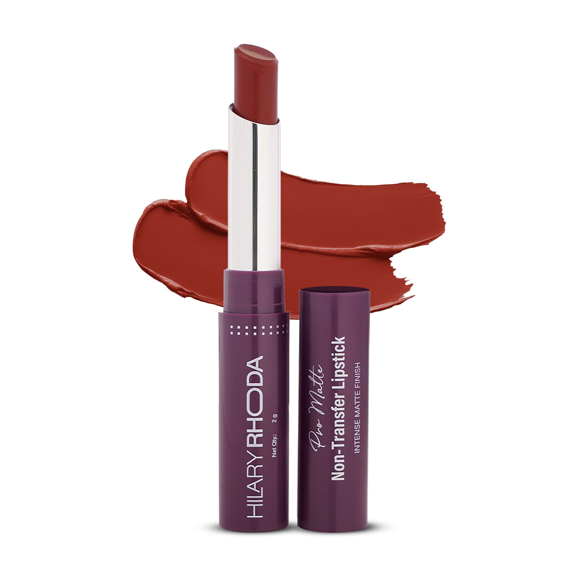 Hilary Rhoda Pro Matte Non-Transfer Waterproof Lipstick - Nude Rose 01 - Distacart