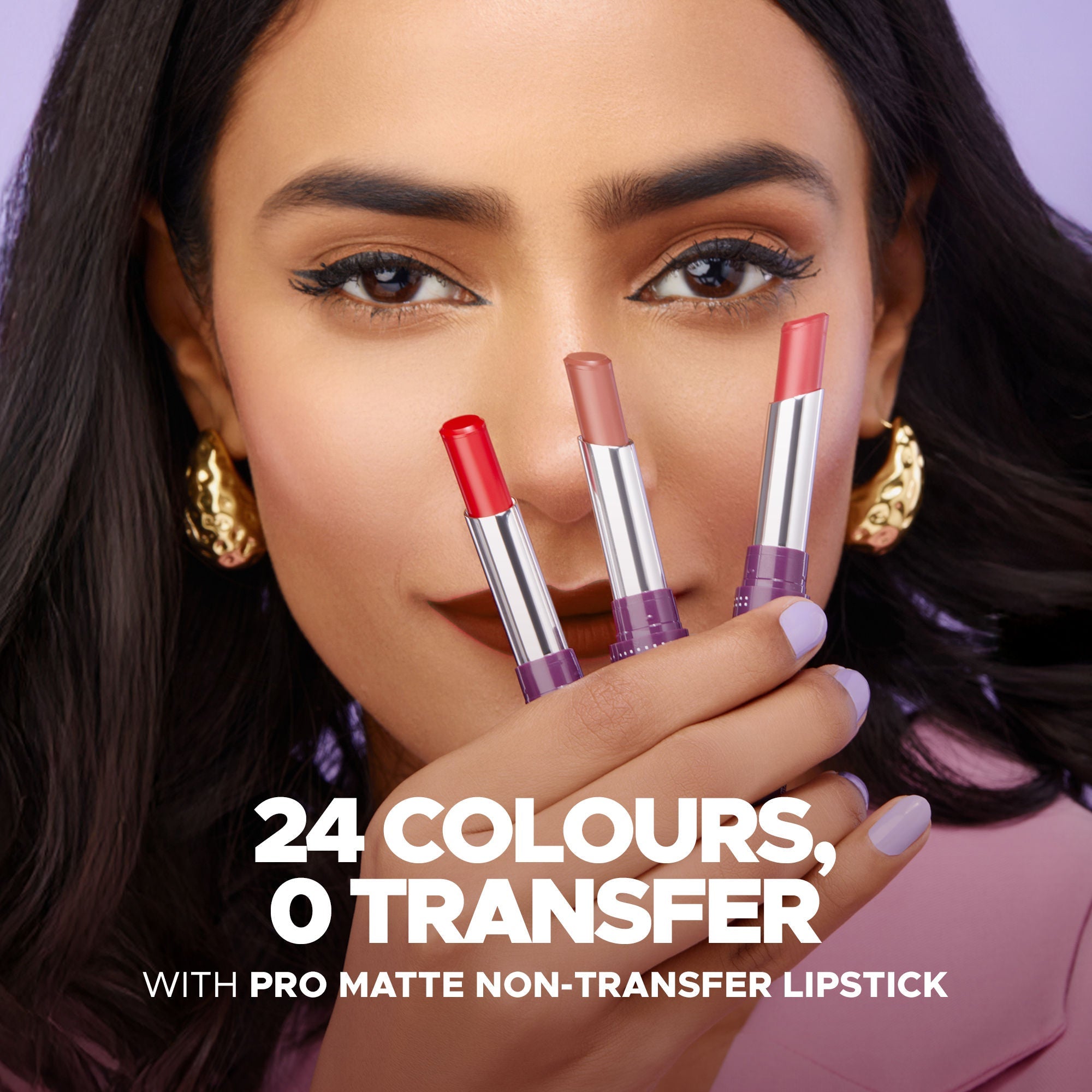Hilary Rhoda Pro Matte Non-Transfer Waterproof Lipstick - Nude Brown 03 - Distacart