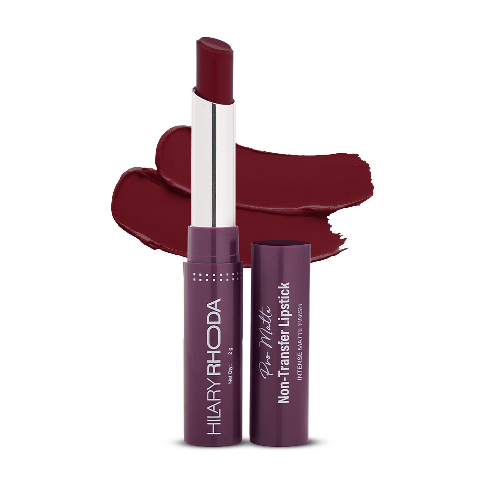 Hilary Rhoda Pro Matte Non-Transfer Waterproof Lipstick - Rose Petal 06 - Distacart