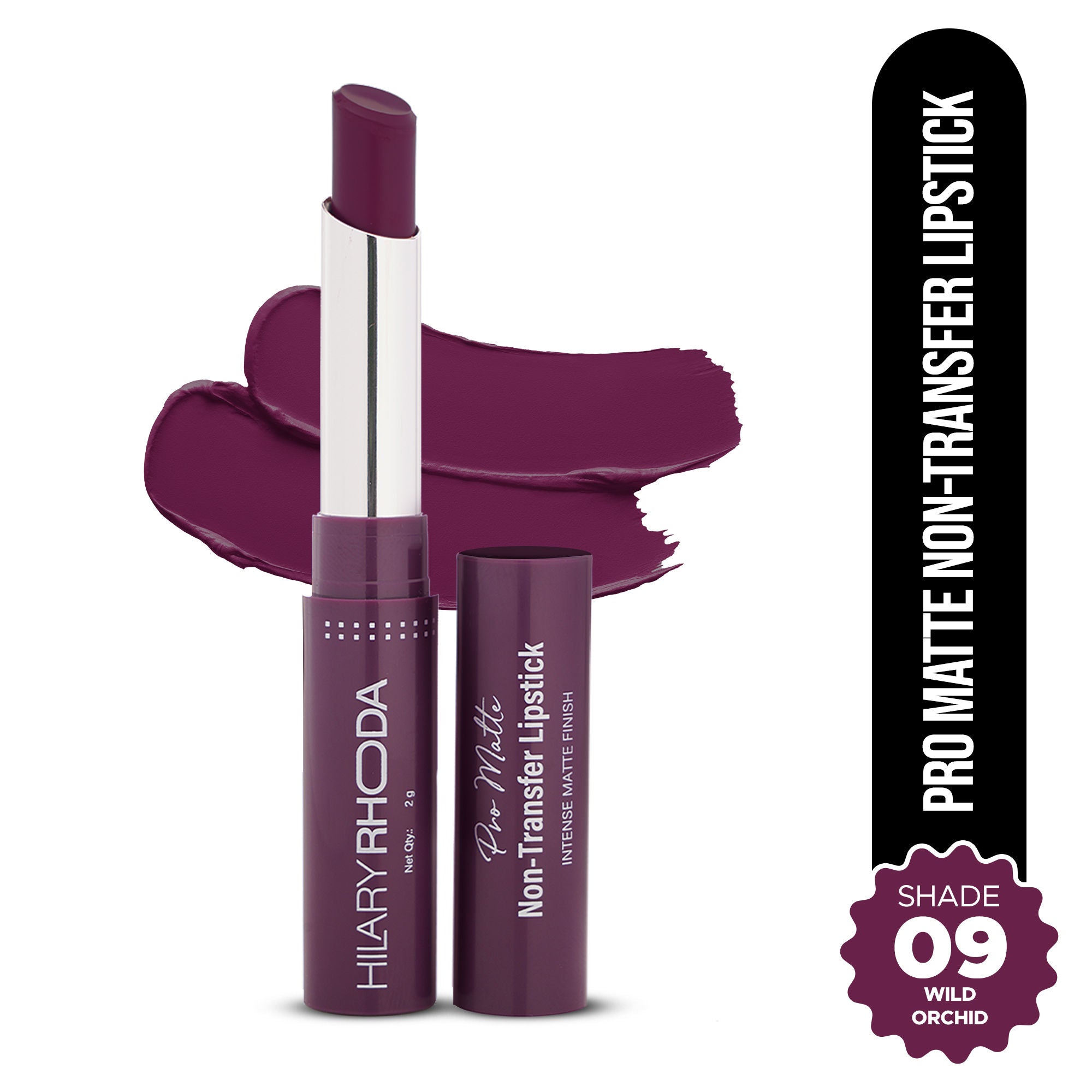Hilary Rhoda Pro Matte Non-Transfer Waterproof Lipstick - Wild Orchid 09