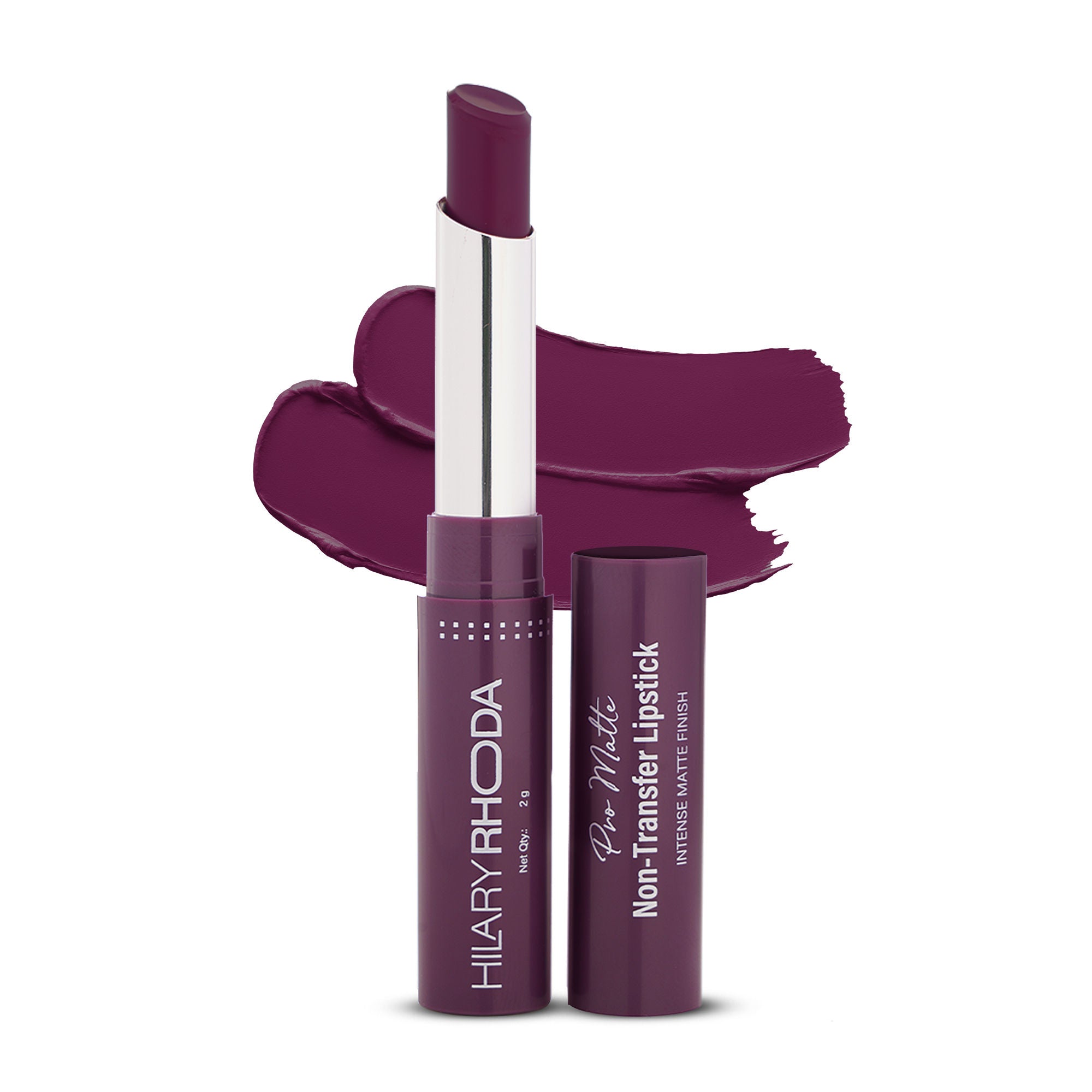 Hilary Rhoda Pro Matte Non-Transfer Waterproof Lipstick - Wild Orchid 09 - Distacart