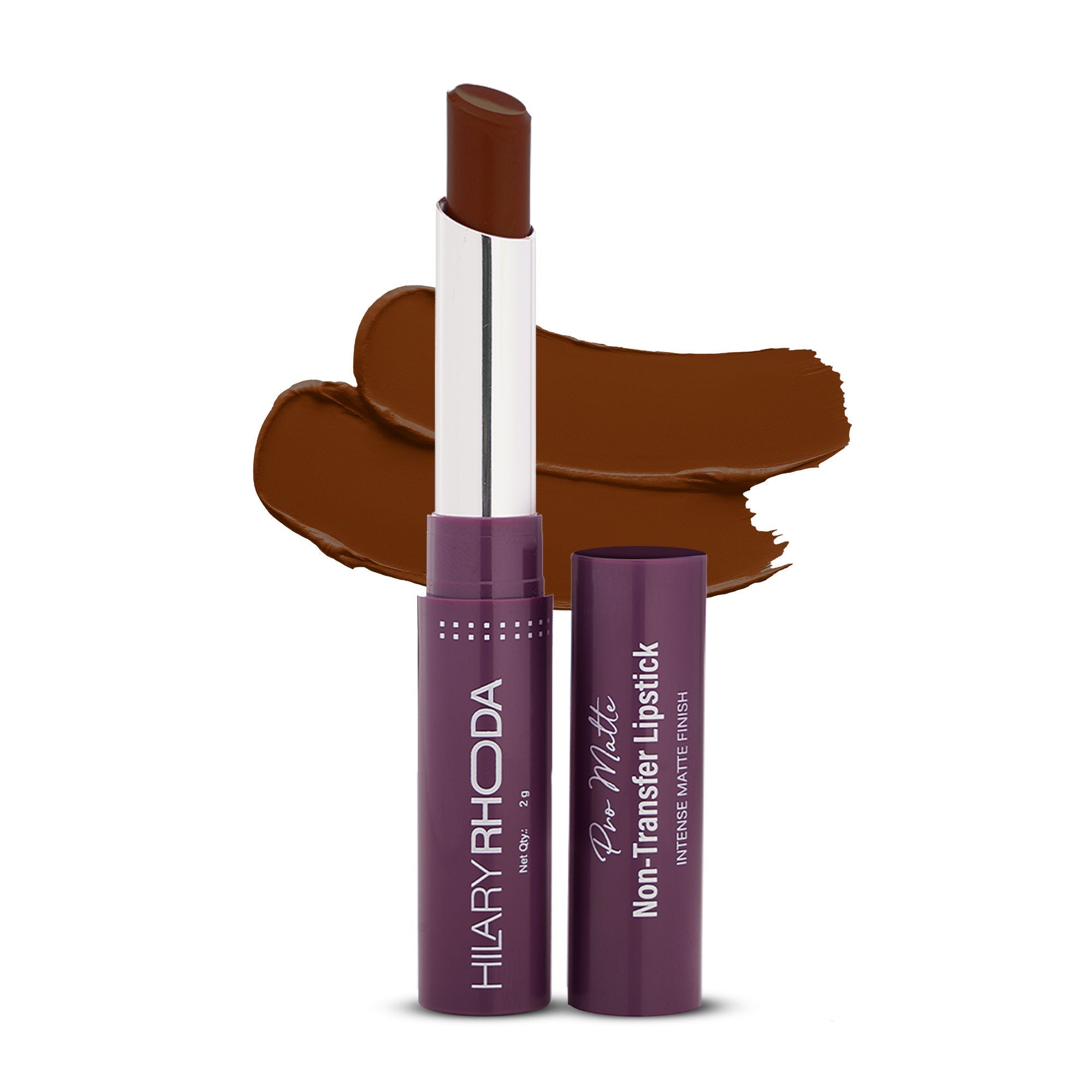 Hilary Rhoda Pro Matte Non-Transfer Waterproof Lipstick - Natural Coco 11 - Distacart