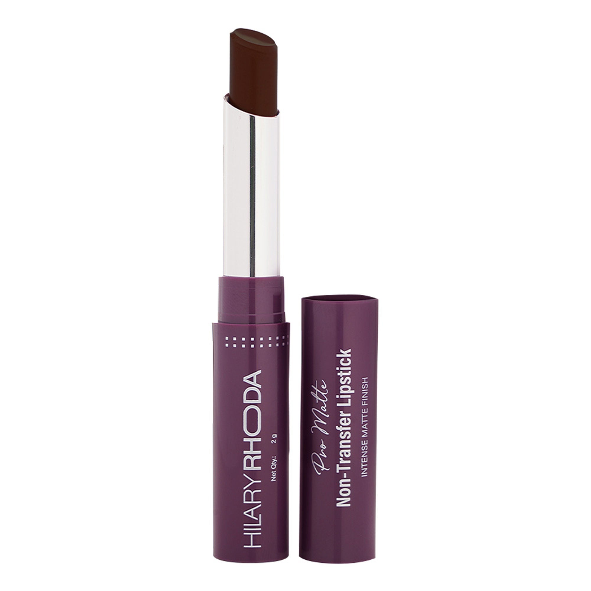 Hilary Rhoda Pro Matte Non-Transfer Waterproof Lipstick - Dark Brown 13 - Distacart