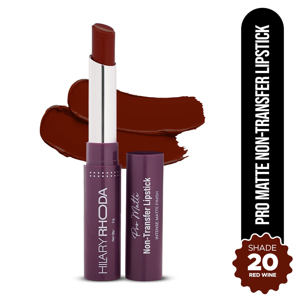 Hilary Rhoda Pro Matte Non-Transfer Waterproof Lipstick - Red Wine 20